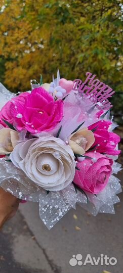 Вкусные букеты и капкейки