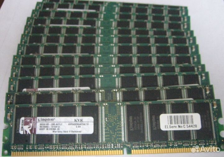 Память 1Гб DDR1 и DDR2 для компьютера