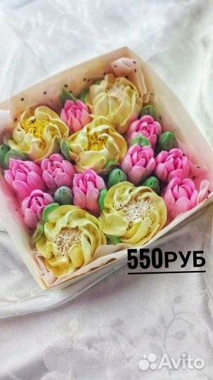 Букеты из зефира