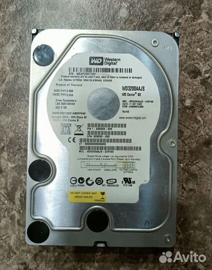 Жесткий диск 320 гб WD