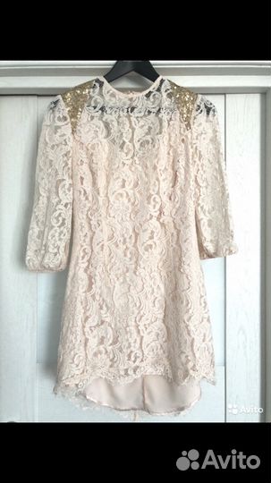 Платье из кружева с пайетками Love Republic