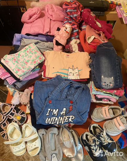 Детские вещи пакетом на девочку 92 98