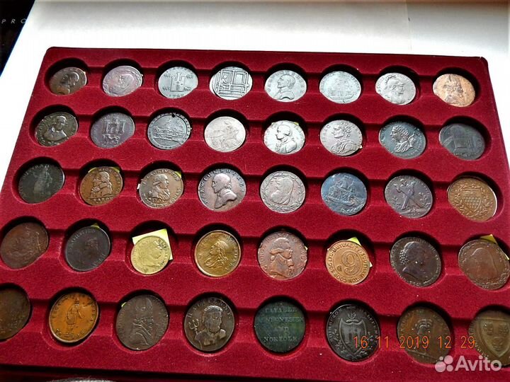 Коллекция токенов Великобритании 18 век