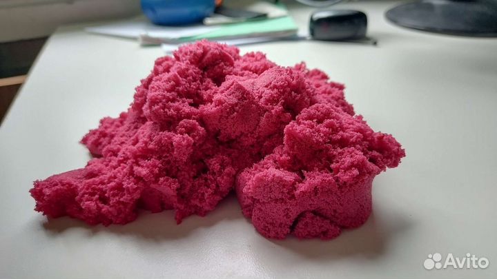 Кинетический песок красный