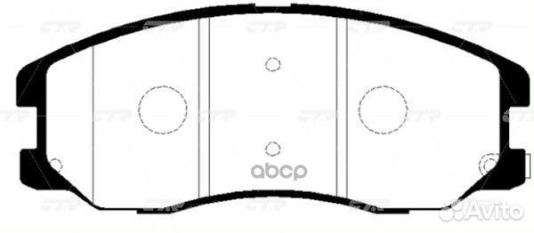 Ckkd-17 Колодки тормозные дисковые перед