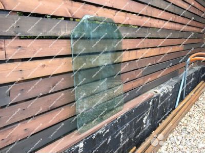 Стекло лобовое Мини-погрузчик Mustang 2054