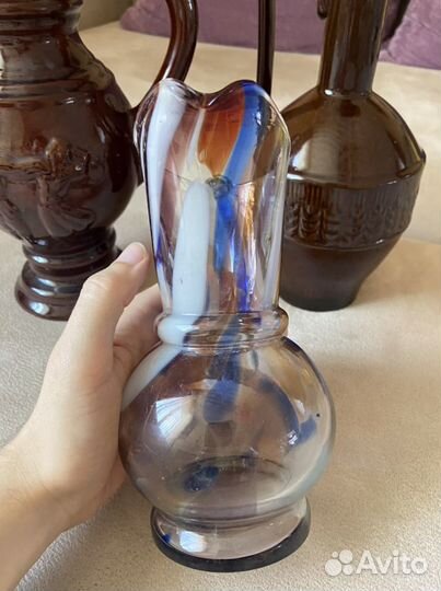 Кувшины и графины СССР стелко глина керамика