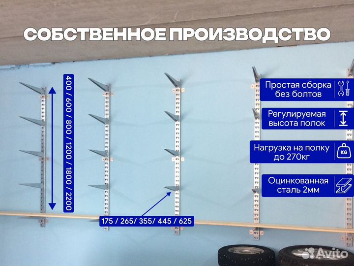 Стеллаж металлический система хранения