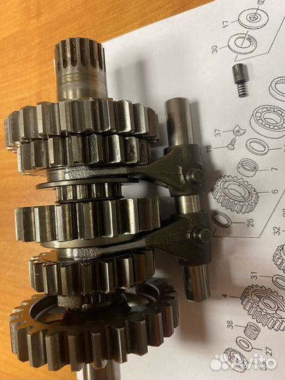 Кпп Honda CRF 450 R 2009