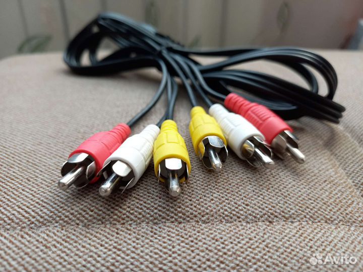 AV Кабель 3RCA - 3RCA (тюльпан)
