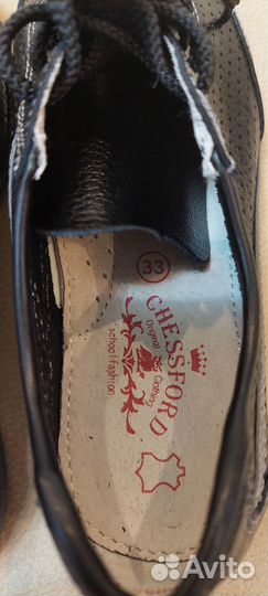 Кроссовки новые для мальчика кожаные 33 размер