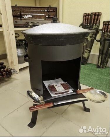 Печь для чугунного казана