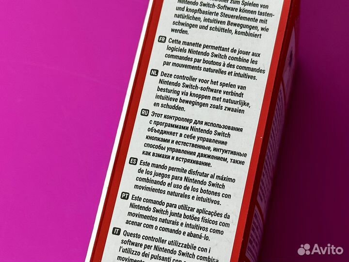 Оригинальный Joy-Con (L) Neon Blue Nintendo Switch