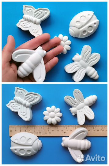 Наборы гипсовых фигурок для раскpашивания