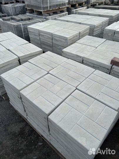 Тротуарная плитка 8 кирпичей 400х400х50