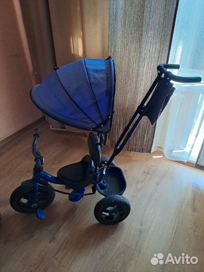 Велосипед коляска с ручкой