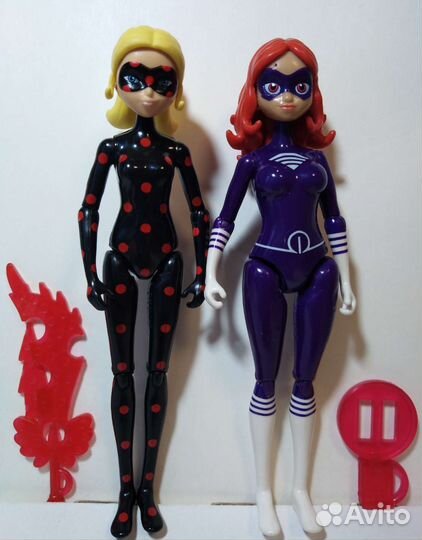 Фигурки Miraculous Антибаг и Леди Вай-Фай