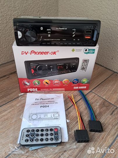 Автомагнитола Pioneer Ok 1 Din Bluetooth