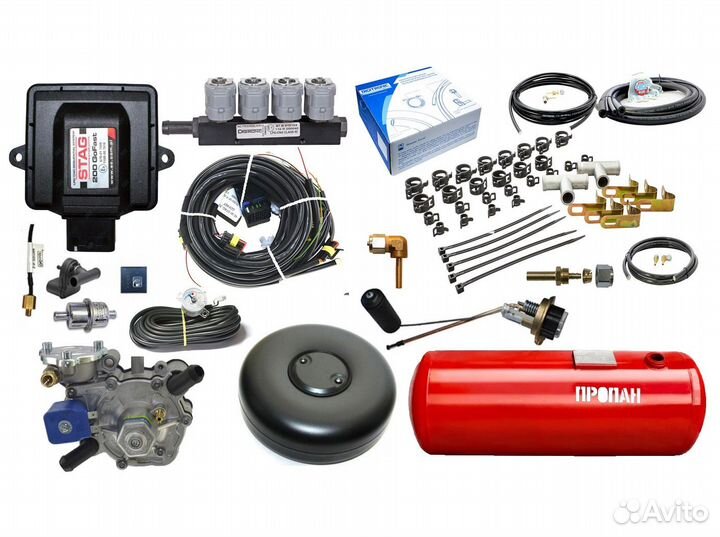 Установка гбо +Оформление (Переобрудование тс)