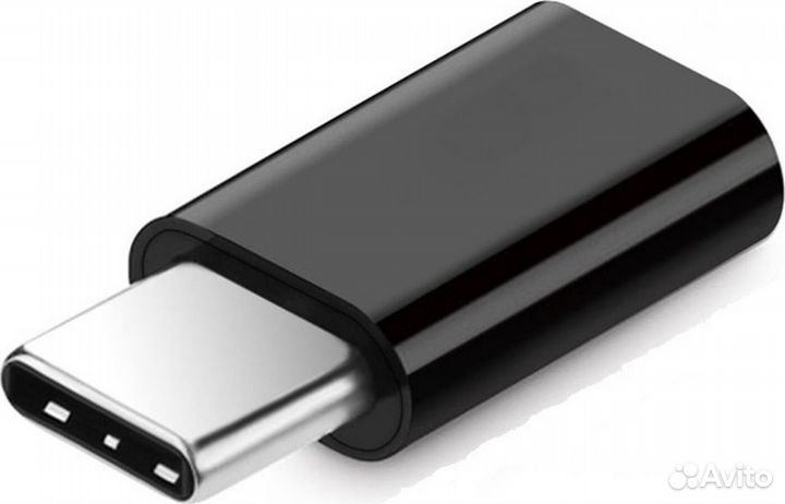 Переходник OTG microUSB (F) - Type-C (M)