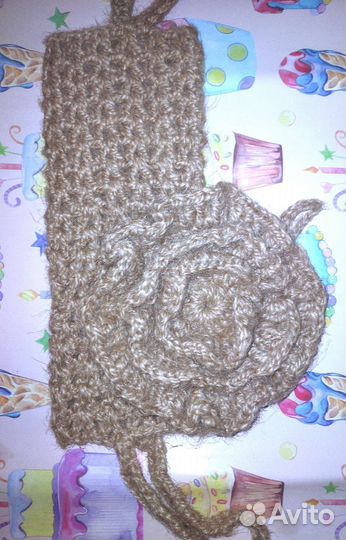 Мочалка из джута (ручная работа)