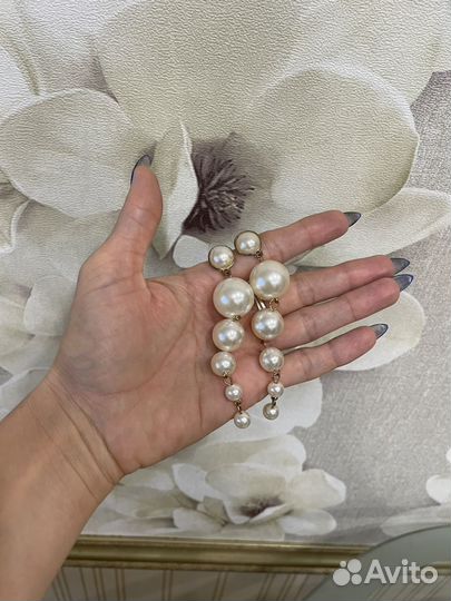 Серьги люстры