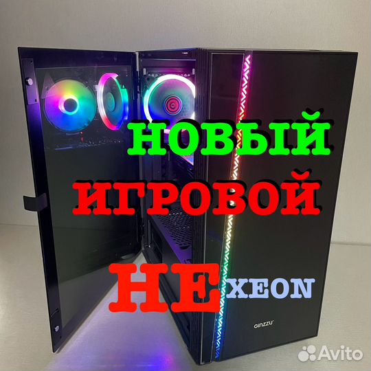 Игровой пк i3-12100 RTX 3050. Новый. Не xeon