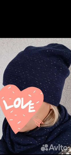 Снуд и шапка (женский)