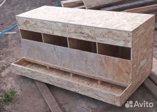 Гнездо для кур с яйцесборником