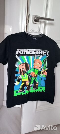 Футболка minecraft 140 см