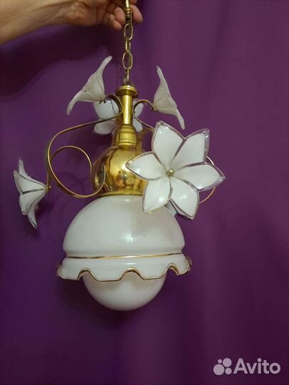 Люстра потолочная подвесная бу