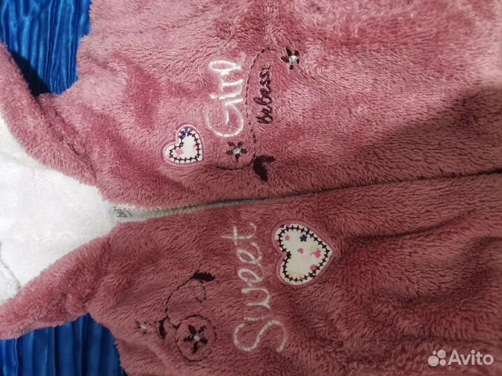 Кофта утепленная, размер 68