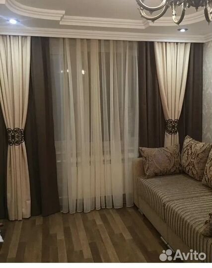 Пошив штор и тюли, 1 метр строчки от 40 р