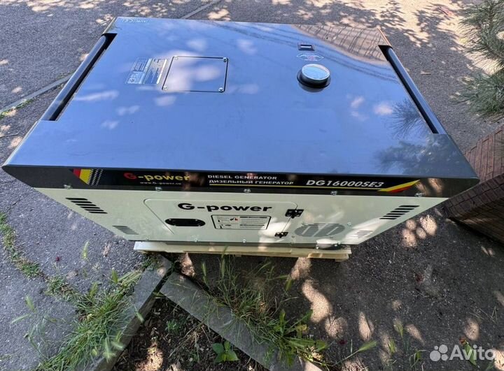 Генератор дизельный 14 кВт g-power трехфазный DG17