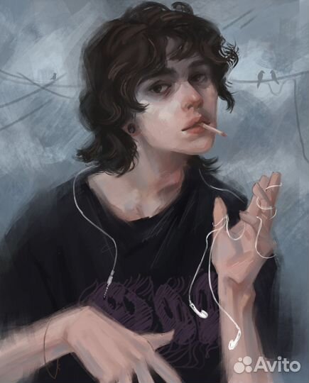 Мрачный арт на заказ