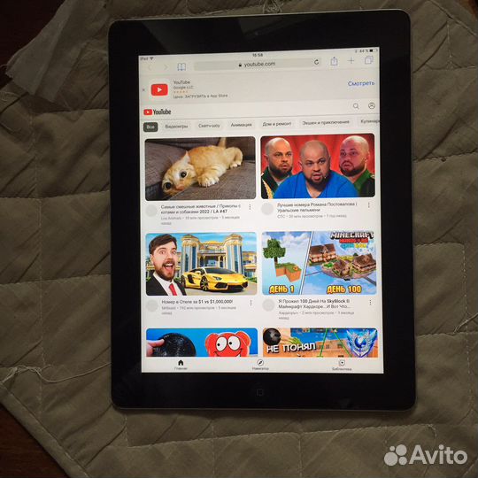 iPad 2 wifi с играми и ютуб для детей