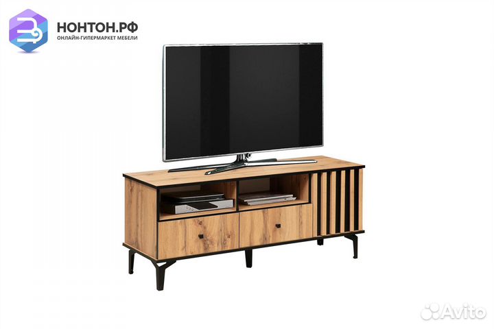 Тв-тумба Либерти 51.06 дуб вотан / черный