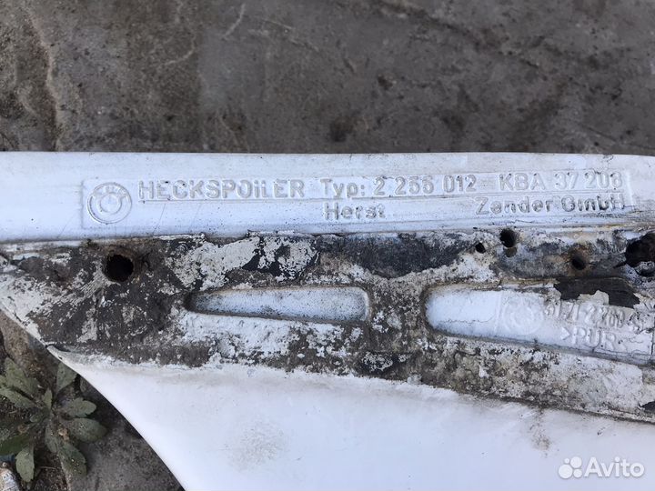 Спойлер bmw e36 zender