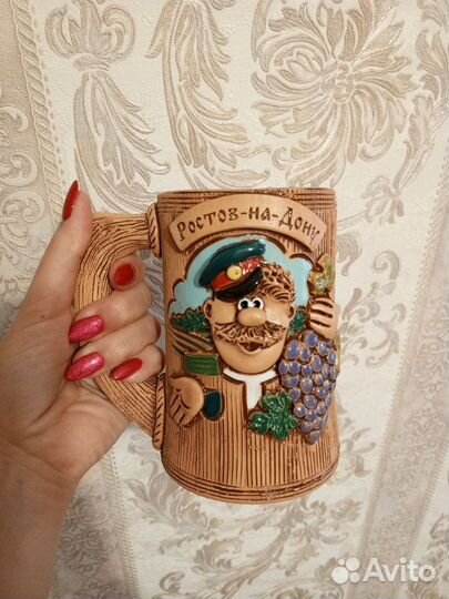 Глиняная кружка новая