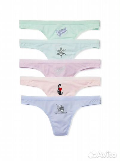 Новогодний набор трусиков от Victoria's Secret