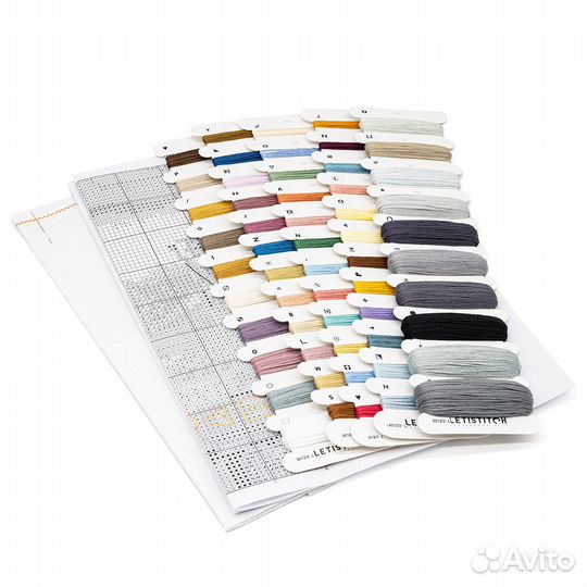 L8012 Набор для вышивания 'Нью-Йорк' 40*30см, LetiStitch