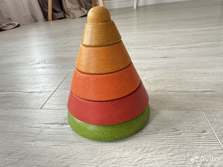 Развивающие деревянные игрушки plan toys, hape