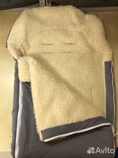 Зимний конверт в коляску новый