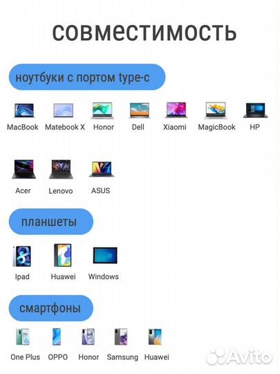 Переходник hub док станция для MacBook