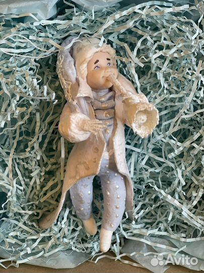 Ватные елочные игрушки