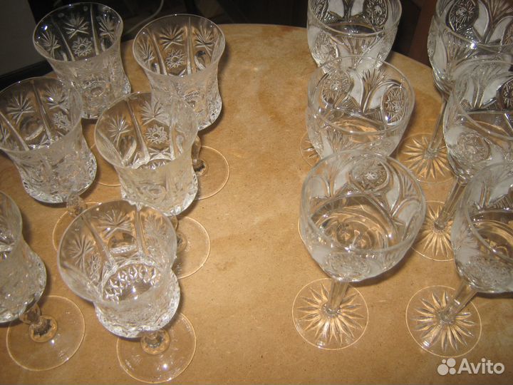 Фужеры хрустальные СССР