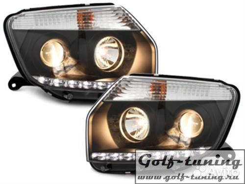 Renault Duster 09-14 Devil eyes, Dayline черные