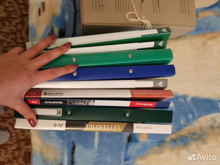 Папки канцелярские А4 разные