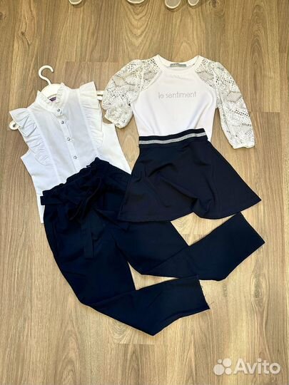 Школьная форма для девочки пакетом 122 128