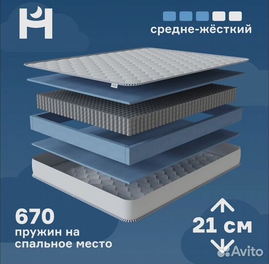 Матрас hypnoz Spring Luxe 80х200